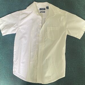 Chaps Crisp White Button-Up Shirt